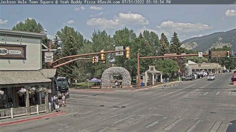 Jackson Hole Town Square Webcam